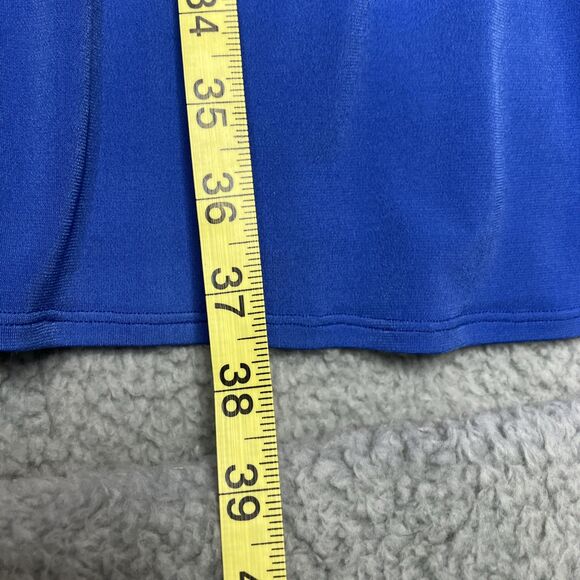 Laundry by Shelli Segal Royal Blue Dress Size 6 Strappy Celtic Knot Y2k - Picture 8 of 8